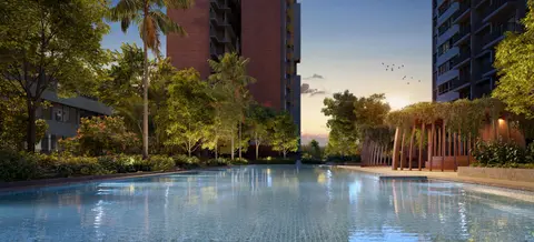 The spa pool at Springleaf Residence